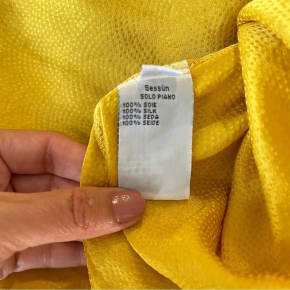 Sessun | 100% Silk Open Back Mini Dress - Picture 10 of 12